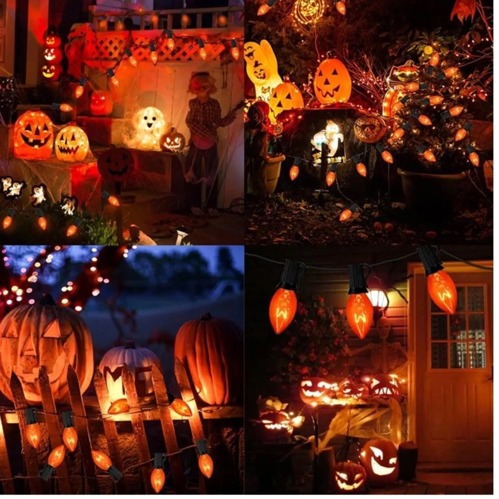 C9 replacement bulbs for indoor and outdoor use. Includes 25 pieces. Holiday